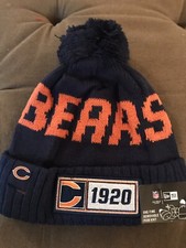 NEW ERA 2019-20 SPORT KNIT NFL Sideline Beanie Winter Pom Knit Cap Hat Bears