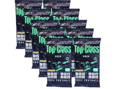 Panini Top Class 2025 Trading Cards / 10x Booster je 8x Sammelkarten