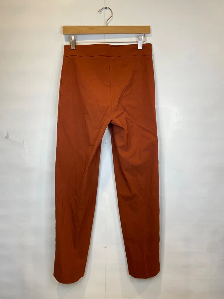 Avenue Montaigne Size 8 Rimini Crop Pull On Pant Dark Orange Elastic Waist GUC - Image 2 of 4