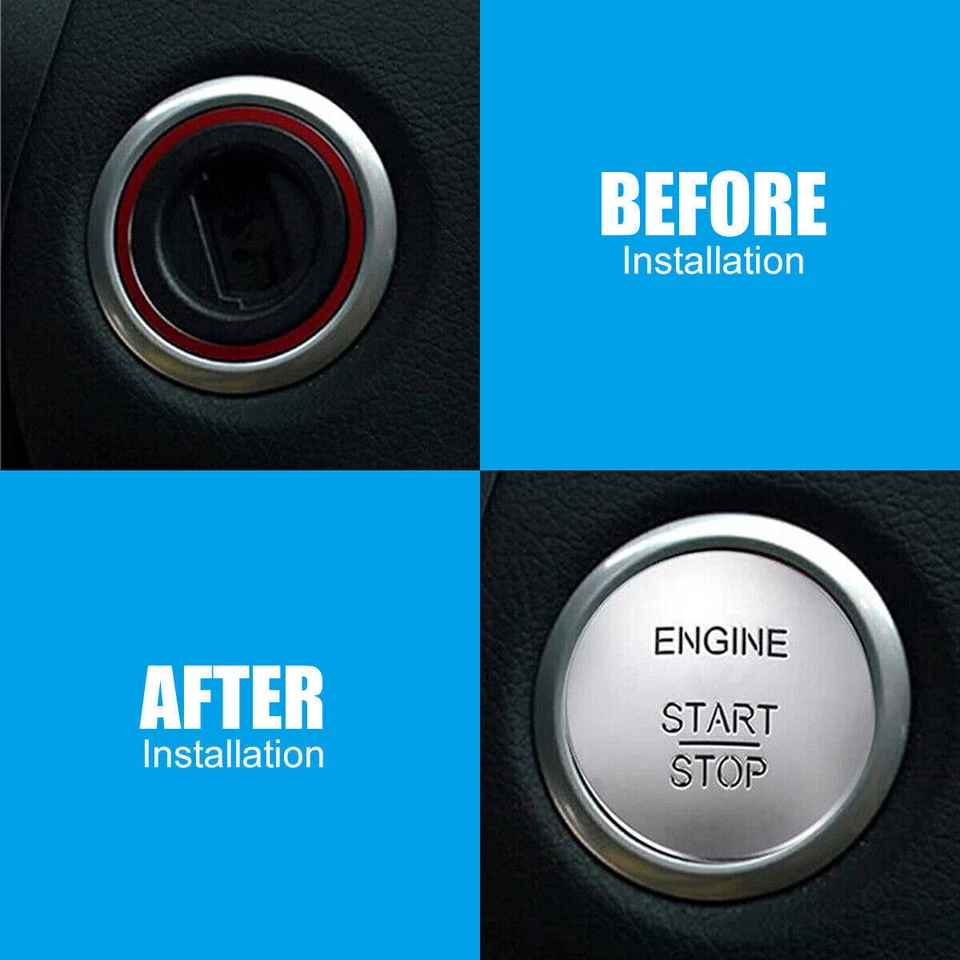 Botão Start Stop interruptor de ignição sem chave 2215450714 para Benz SLK200 SLK350 - Imagem 4 de 4