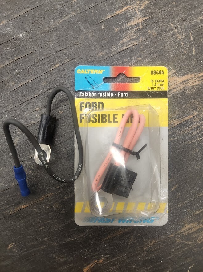 FORDFusible Link, 16GA LOT OF 2, Ford Starter Solenoid 5/16" Stud NEW