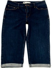 LEVI’S Womens Size 10 W30 Cropped Denim Blue Jeans 30X18” Excellent Condition!