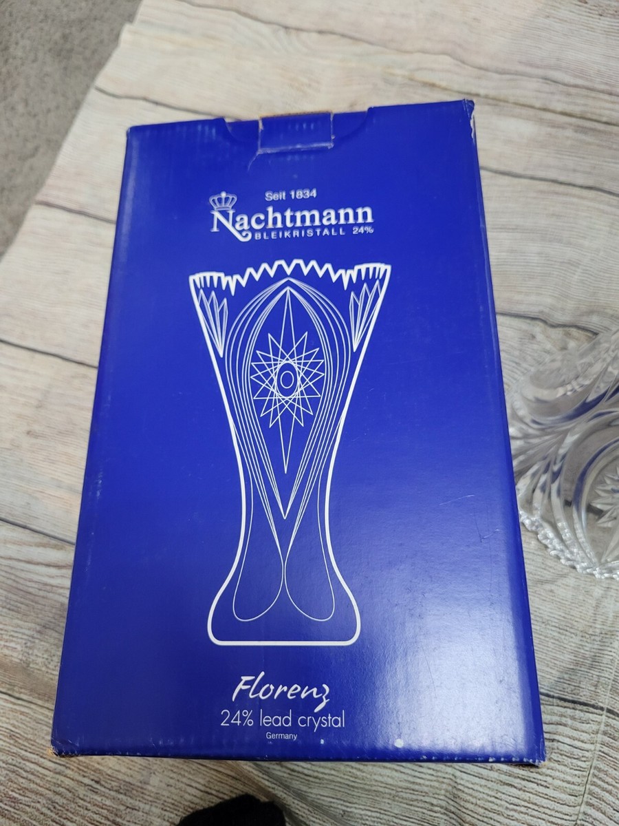 Vintage Nachtmann Bleikristall 24% Lead Crystal Vase Germany