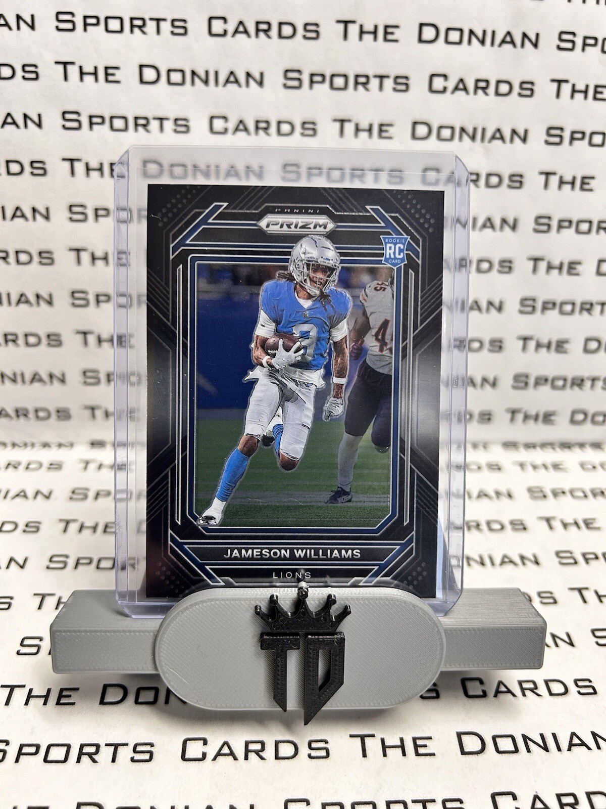 2022 Panini Chronicles - Prizm Black Silver #PB-13 Jameson Williams RC