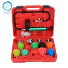 14Pcs Radiator Pump Pressure Leak Tester Detector Coolant System Test Tool Kit