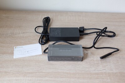 NEW Microsoft Surface Pro Docking Station 1661 A/C Adapter 1749 Book 1 2 3 4 
