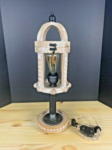 industrial lantern table lamp