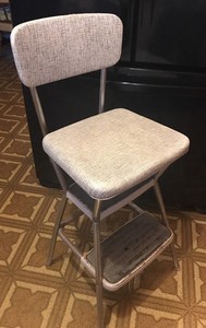 Vintage Mid Century Modern Cosco Stylaire Kitchen Chair Seat Step