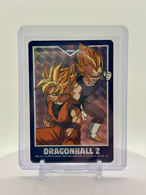 1995 DragonBall Z Hero Collection Series Part 4 PRISM 398 w