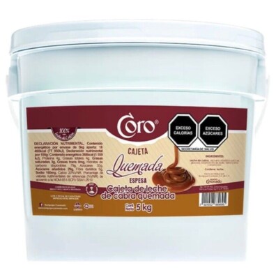 Cajeta Coro Coronado Quemada Leche De Cabra 5 Kgs- 11lb