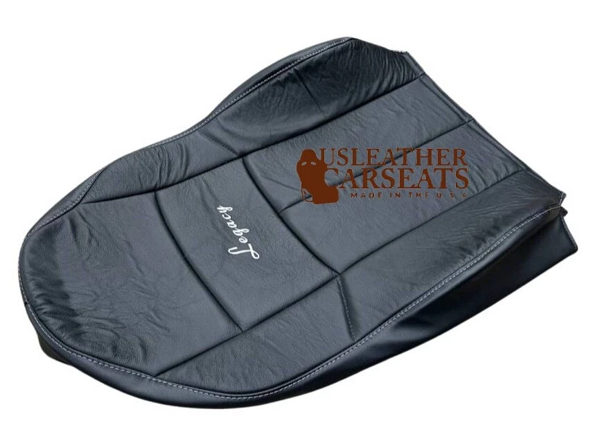 Semirremolque de volteo Peterbilt 389 379 2000 conductor respaldo inclinado cuero cubierta de asiento negro Foto 2 de 4