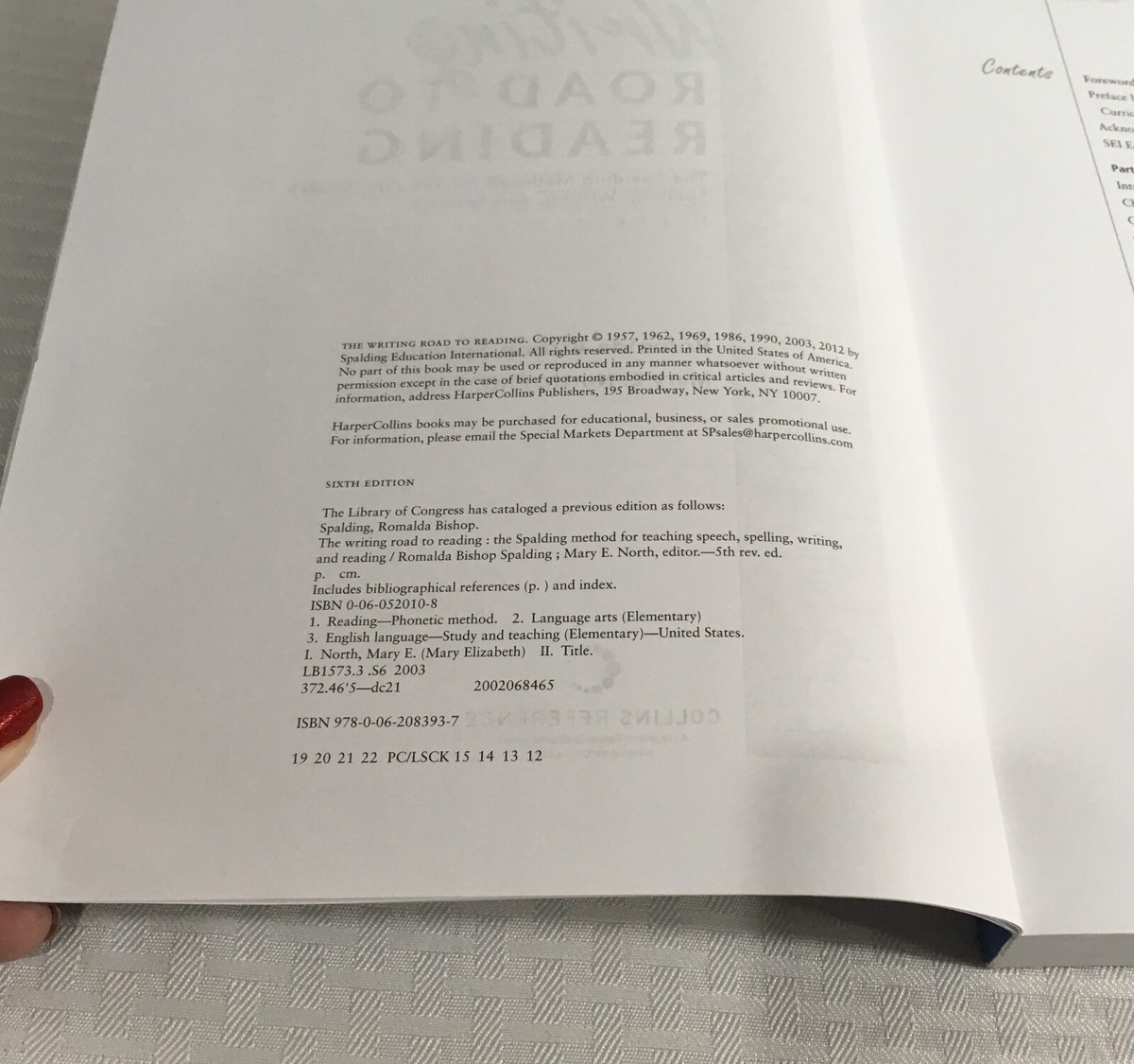 THE WRITING ROAD TO READING / SPALDING METHOD FOR TEACHING SPEECH