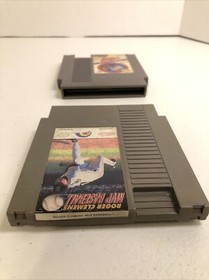 Roger Clemens MVP Baseball & Bases Loaded II Second Season NES Nintendo Games