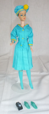 Vtg 1969 Mattel Barbie Sea Worthy Outfit #1872 Near Complete Only