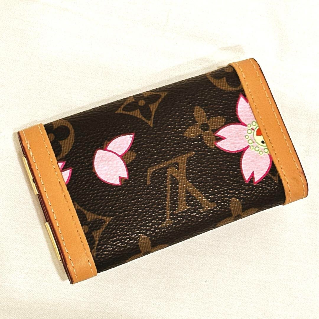 Louis Vuitton x Takashi Murakami Monogram Cherry Blossom Key Case