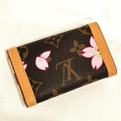 Louis Vuitton x Takashi Murakami Monogram Cherry Blossom Key Case
