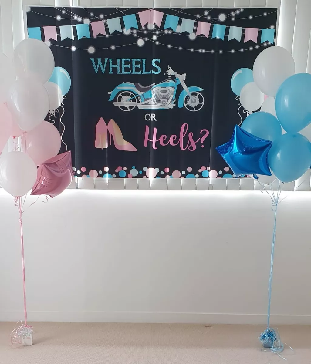 Wheels Or Heels Gender Reveal