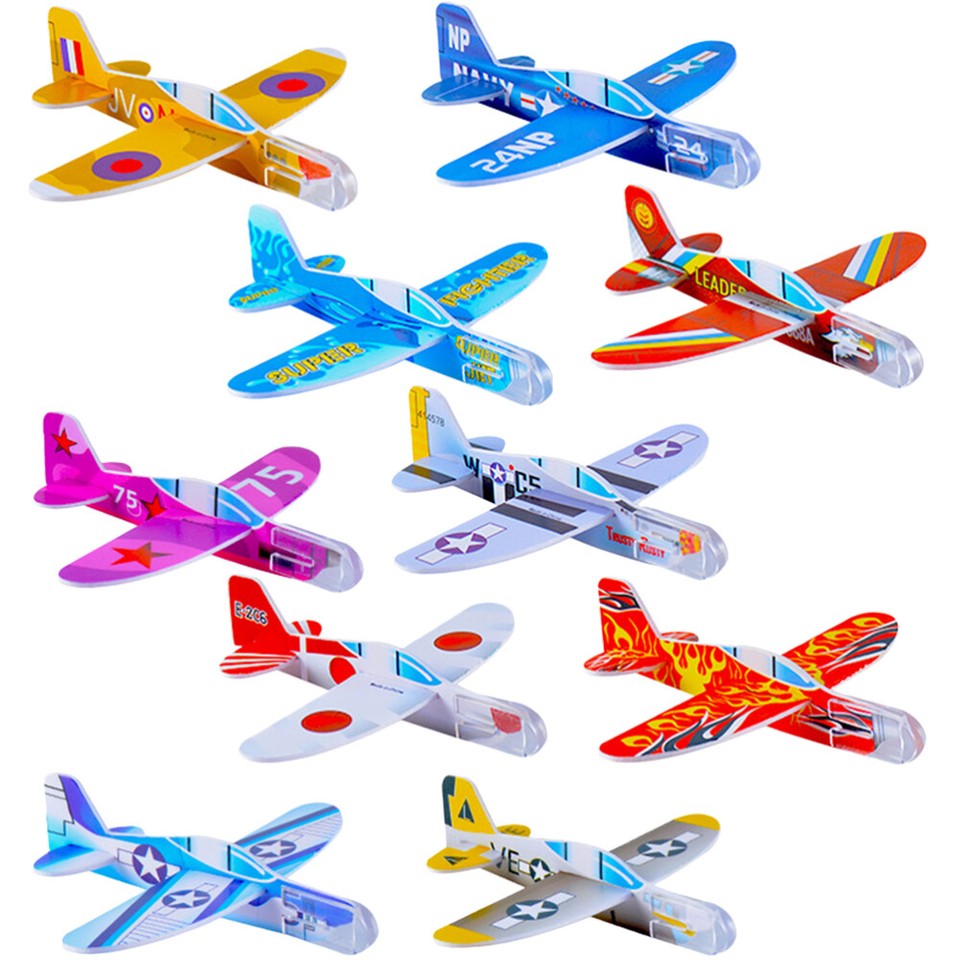 25 Pcs Glider Planes Paper Airplane Kit Toy Bulk Model Child eBay
