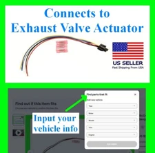 fits Camaro Corvette Exhaust Valve Actuator Motor Connector Plug Pigtail Wiring