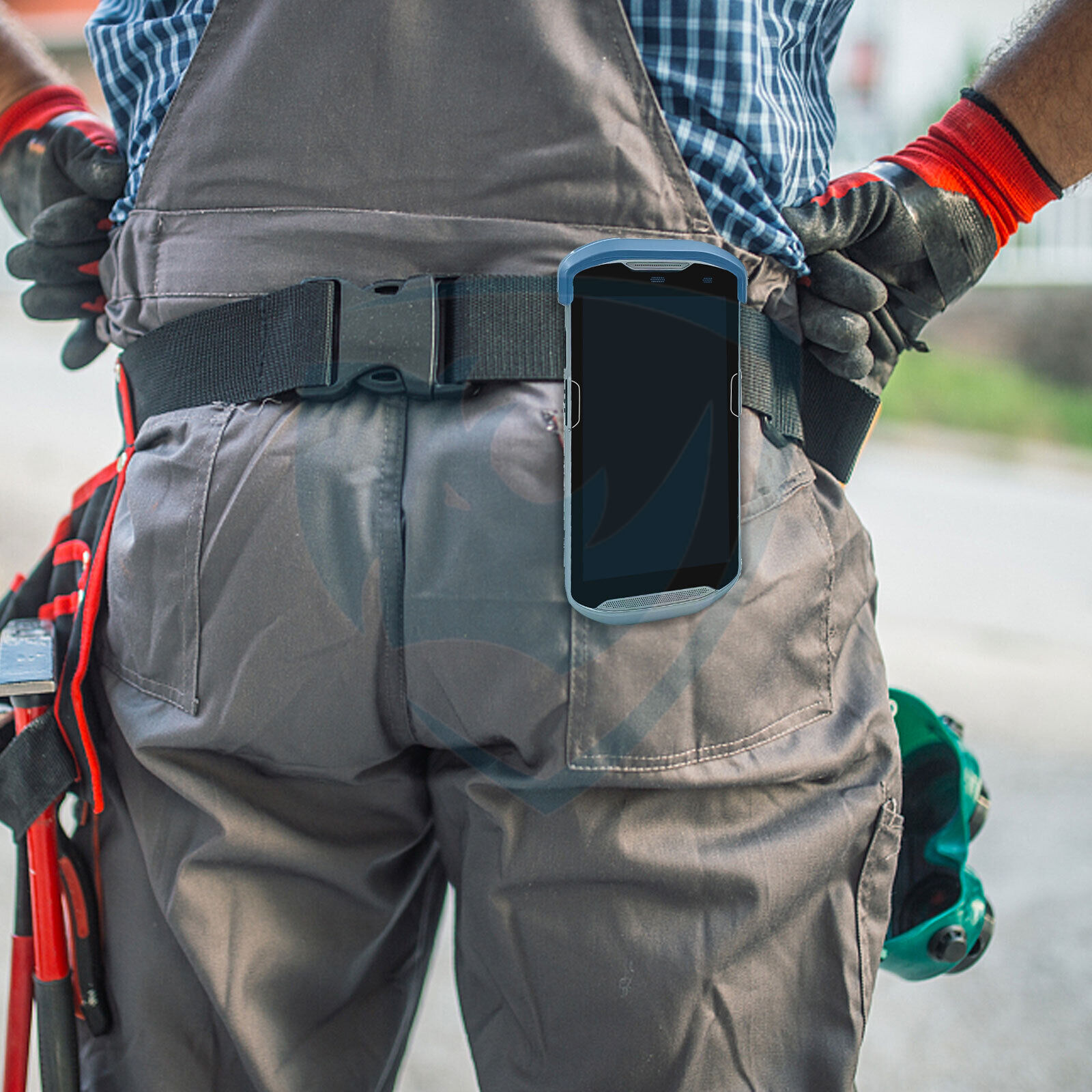 For Zebra Plastic Carrying Clip TC51 TC52 TC57 Scanners SG-TC51-CLIPHC1-01 Blue