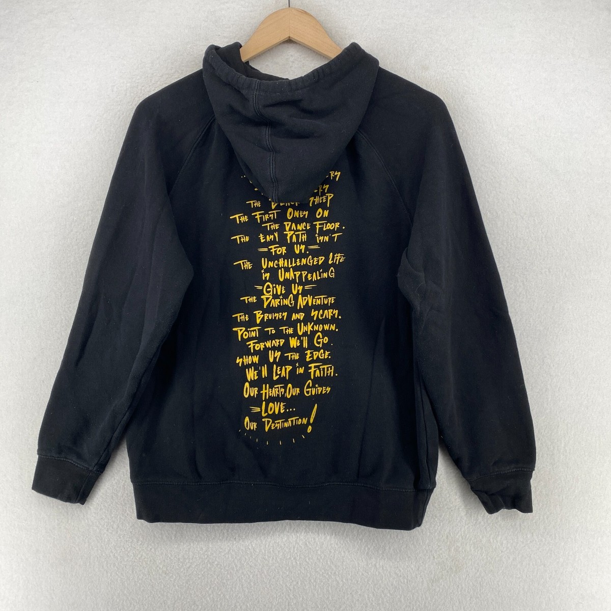 SEEK DISCOMFORT Hoodie Adult S We Are The Seekers The Builders Fleece Black