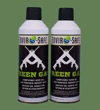 Green Gas for Airsoft BB, Pistol, Hand Gun, Rifle  13.5 oz. Can  2 Cans