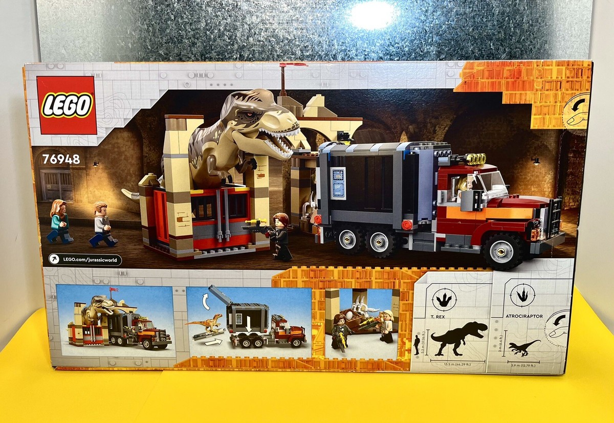 2022 LEGO Jurassic World: T. Rex & Atrociraptor Dinosaur Breakout 