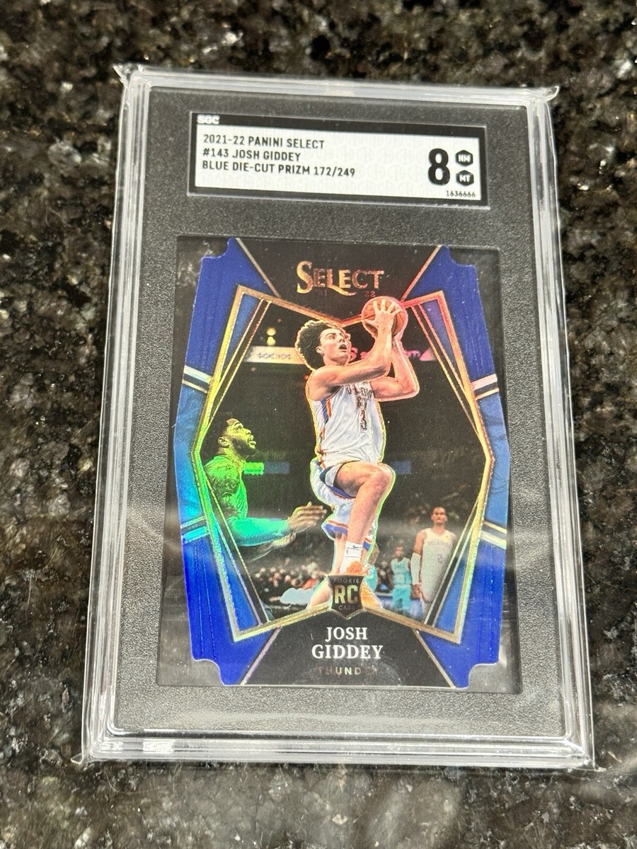 Josh Giddey RC auto /249シリ select ⚡️⛈️2021 Select Josh Giddey Blue Die Cut Prizm /249 Rc Thunder