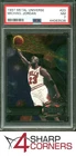 1997 METAL UNIVERSE #23 MICHAEL JORDAN BULLS HOF PSA 7