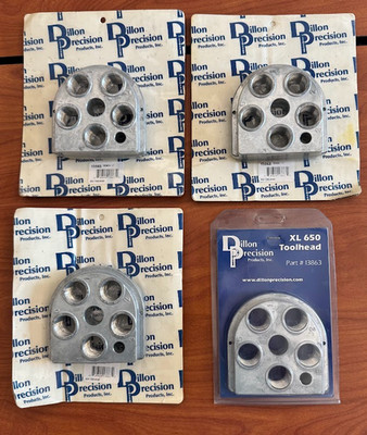 Dillon Precision Steel Toolhead for XL650 / XL750 New In Package Part#  13863