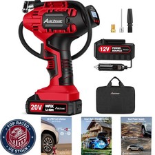 Durable 20V Tire Inflator with Digital Displa...