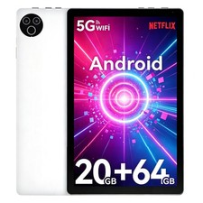 10.1" Tablet 20GB RAM 64GB ROM WiFi WiFi 6 BT5.4 Dual Camera Android 15 Tablet