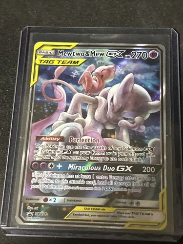 Pokémon TCG Mewtwo & Mew GX SM191 Holo LP