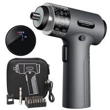 ANXTECH 3.7V Cordless Electric Screwdriver Set Screw Gun Tool with LED Light