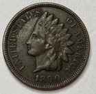 1890 - Indian Head Cent - VF - Exact Coin Imaged #IND284