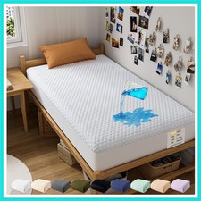 100 Waterproof Mattress Protector,Twin XL Size Mattress Soft Pad,Pet Hair  ...