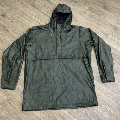 Helly Hansen Anorak Pullover Waterproof Windbreaker Hooded Jacket Mens XLARGE XL