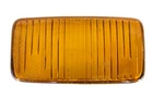Vintage Yellow Amber Glass Lens Fog Light Rectangle 6" x 3-1/8" Car Truck Auto