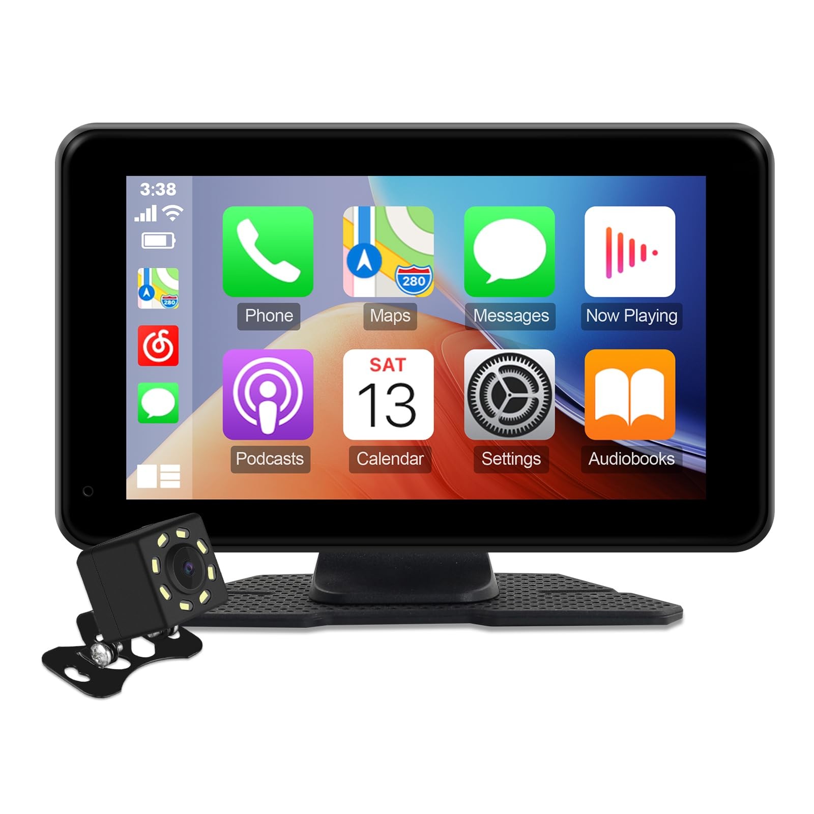 7" HD Portable Wireless Carplay for Car Stereo Touch Screen 