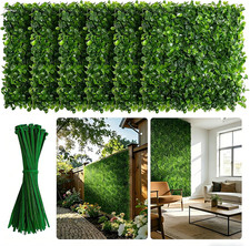 20"X20" UV-Resistant Artificial Grass Wall Panels - 12Pcs Greenery Decor