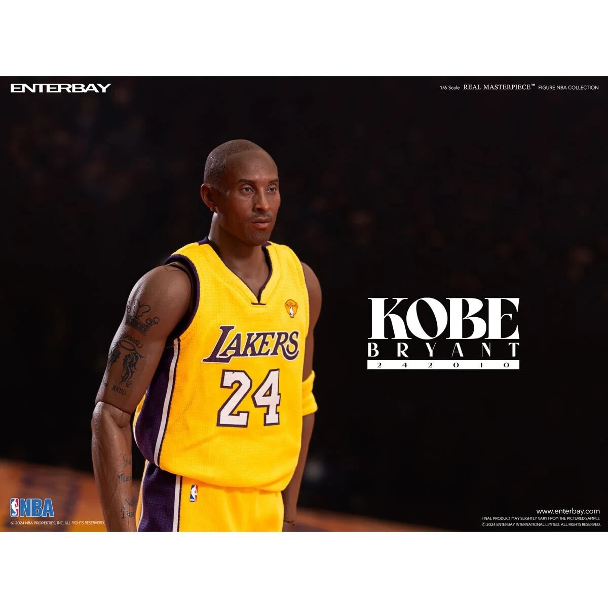 Original ENTERBAY 1/6 Real Masterpiece KOBE BRYANT 6.0 Action