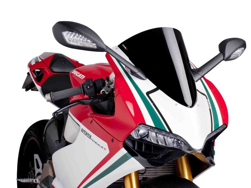 Puig Black R-Racer Screen Ducati 899 Panigale 2014-2015