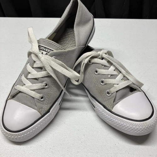 Converse Chuck Taylor All Star Seasonal Canvas Low Top Grigio Bianco Taglia 9
