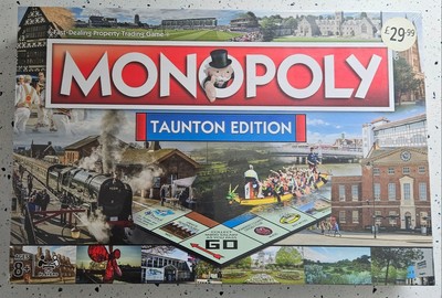 Taunton Monopoly Brettspiel NEUWERTIG VERSIEGELT BRANDNEU c2017-GT38