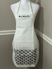 Apron Innovo Co. Quality Cotton Canvas Construction Pockets Tie Back Cats Theme