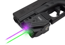 Hilight Tactical P3PGL - Dual Beam Purple/Green  700 Lumen Handgun Light Laser