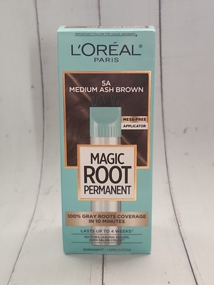 L'Oreal Paris Magic Root Rescue 10 Minute Root Hair Color, #5A Medium Ash Brown