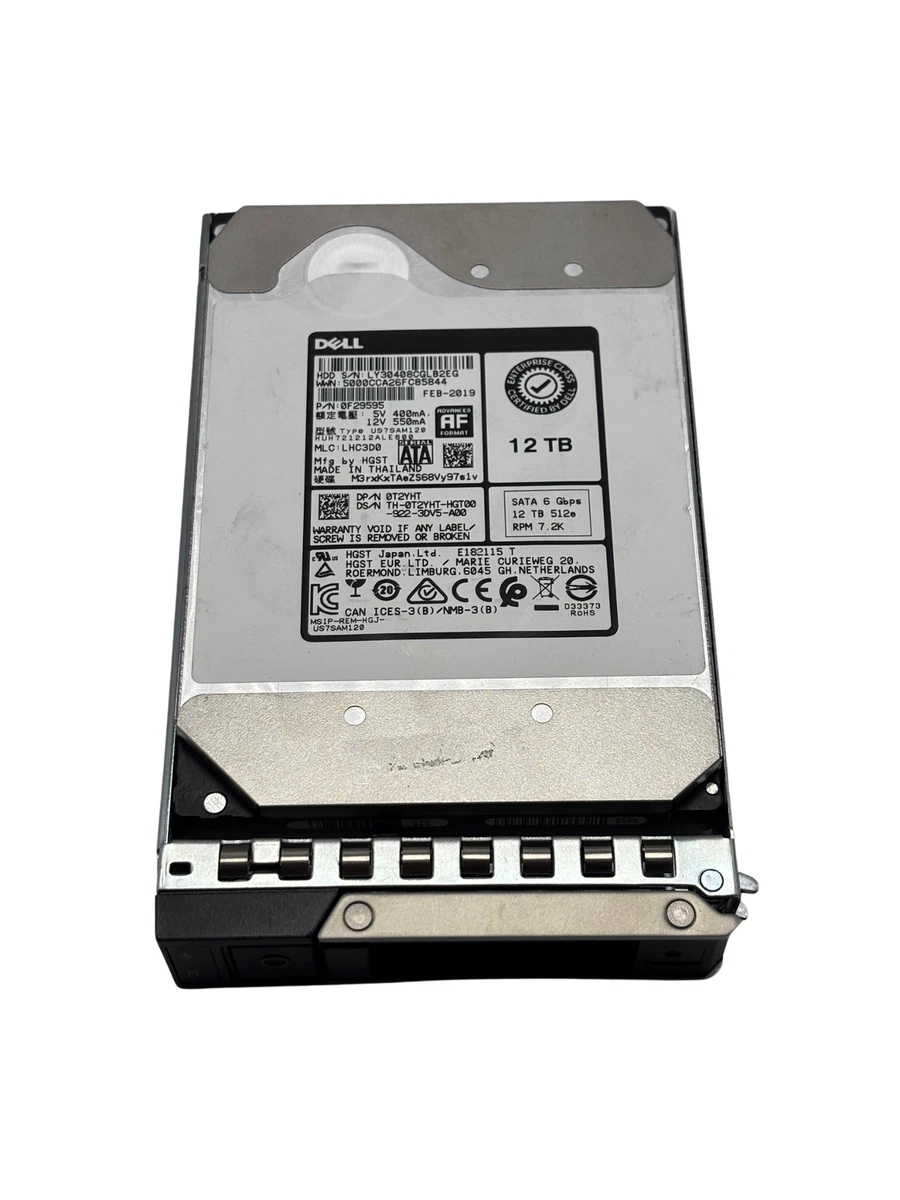 Dell Internal Hard Disk Drives 12 TB Storage Capacity for sale | eBay
