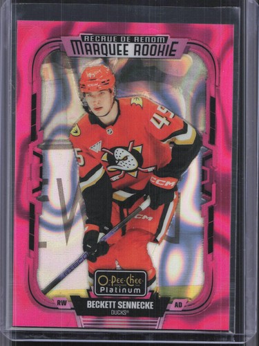 Beckett Sennecke [Pink Magma] #P-9 2025 O-Pee-Chee Platinum Preview card