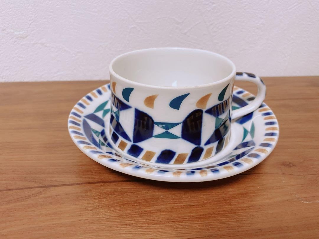 Sargadelos Tasse Untertasse Set Spanisches Porzellan Kaffee Tee Geschirr Samm...